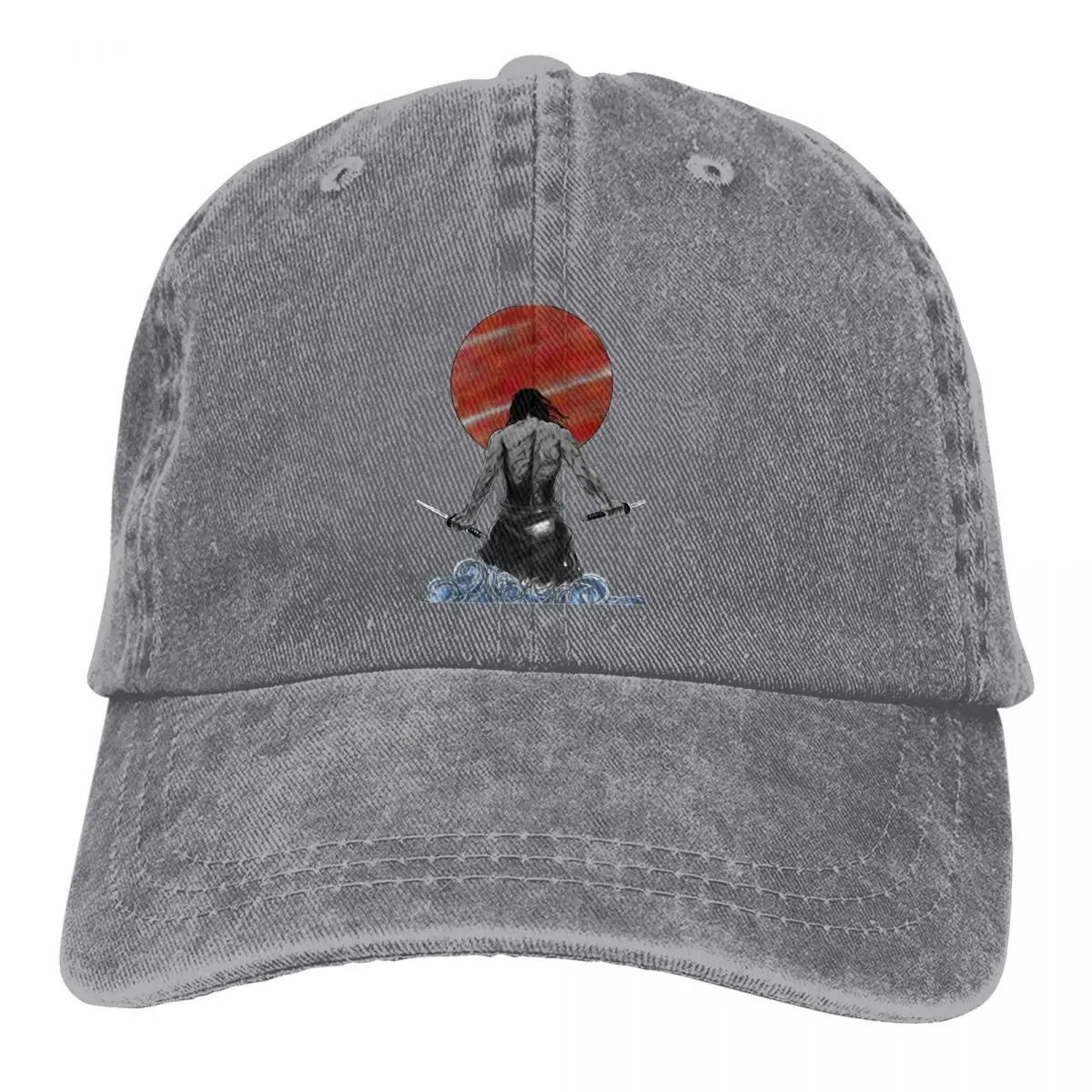 

Samurai Blood Justice Multicolor Hat Peaked Women's Cap Samurai C Personalized Visor Protection Hats