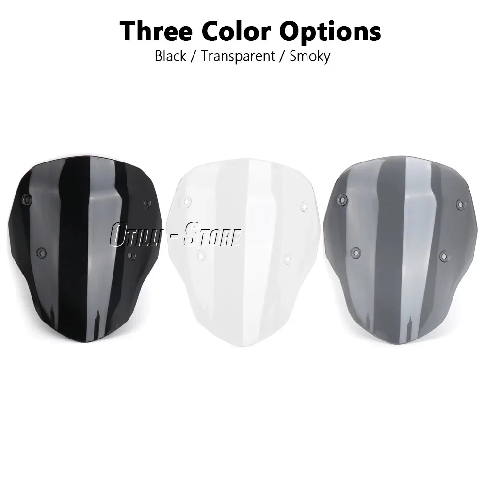Лобовое стекло мотоцикла дефлекторы ветра обтекатель черный прозрачный
