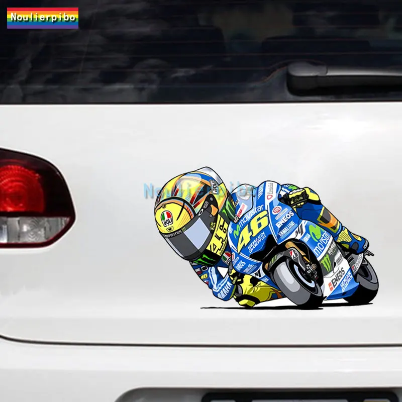 

Fashionable Reflective and Scratch Resistant Road Racer Motorcycle Car Sticker Suitable for PVC Decals for Laptop Trolley Cases