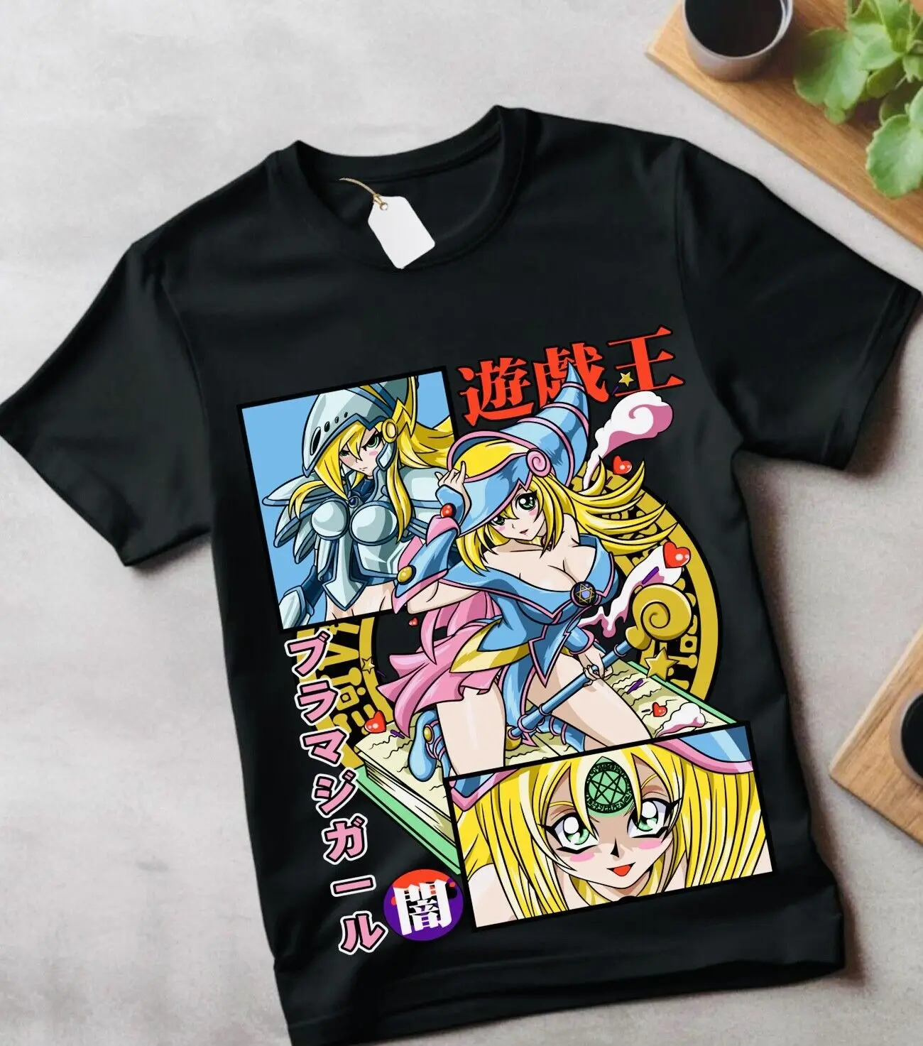 Фото Maga osкура футболка Yu-Gi-Oh Chica Kawai Waifu Девушка Аниме подарок рубашка все размеры №1