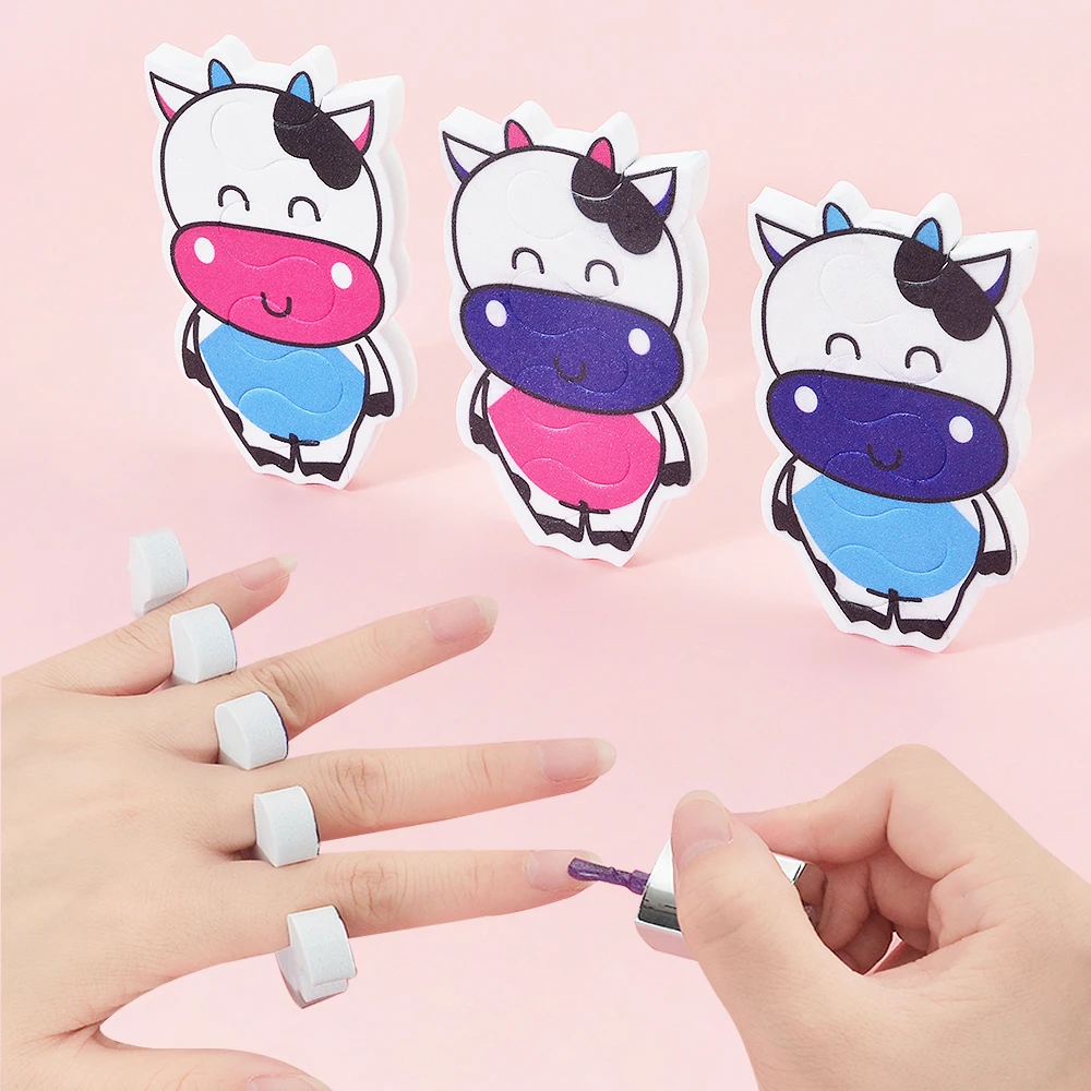 

20pcs(10pairs) Nail Art Toe Separator Sponge Fingers Separators Soft Gel UV Polish Nail Salon Supplies Pedicure Manicure Tools