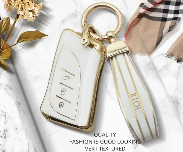 

Car FOB Smart TPU Key Case Cover Holder Bag For 2019 Lexus UX260 200 ES300h ES350 ES200 ES260 Accessories
