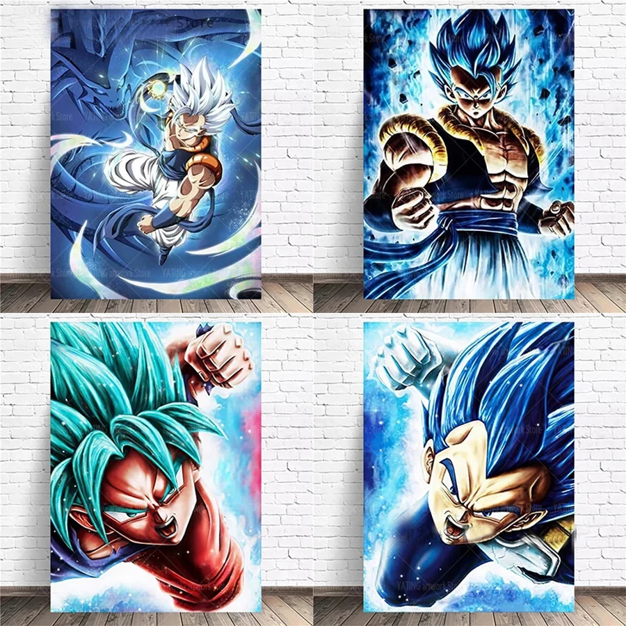 

Bandai Full Drill Diamond Painting Dragon Ball Japanese Anime Cross Stitch DIY 3D Diamond Embroidery Mosaic Handmade Home Decor