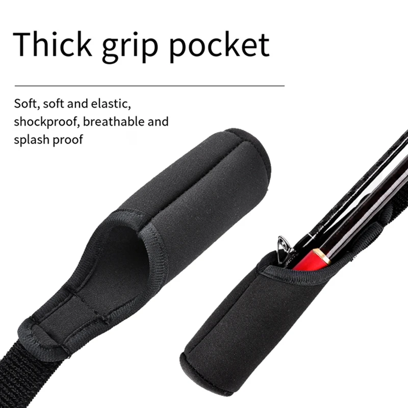 5 шт. ремень для держателя удочки 59-130 см рукава защита регулируемый чехол трубки
