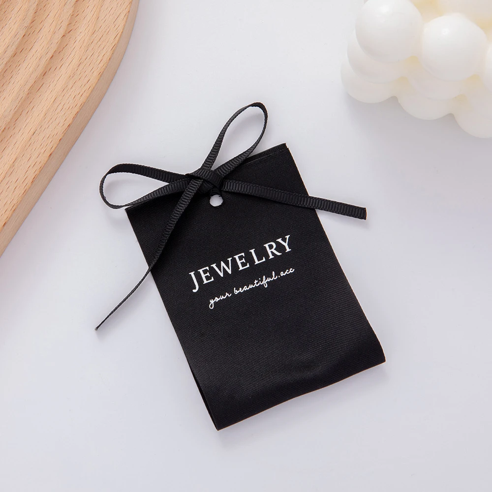 Пользовательский логотип 6x17 см держатель для карточек ювелирных изделий серьги