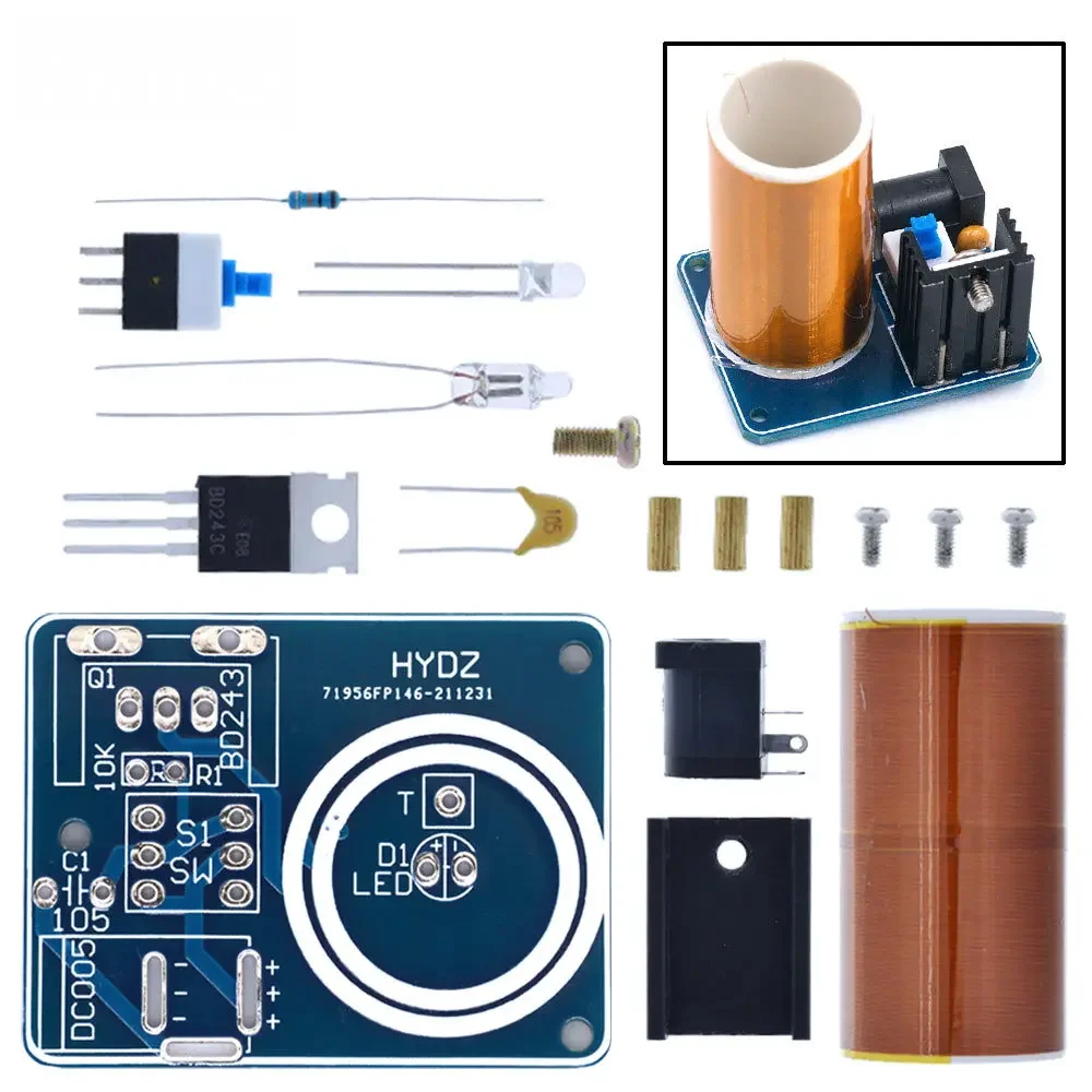 2 шт. набор мини-катушки Теслы BD243 волшебные реквизиты детали сделай сам