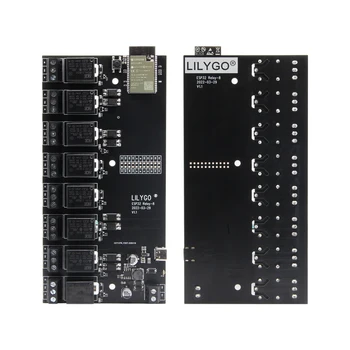 LILYGO® T-Relay 5V 8 Channel Relay Module ESP32 Wireless Development Board WIFI Bluetooth With Optocoupler Isolation For Arduino 2