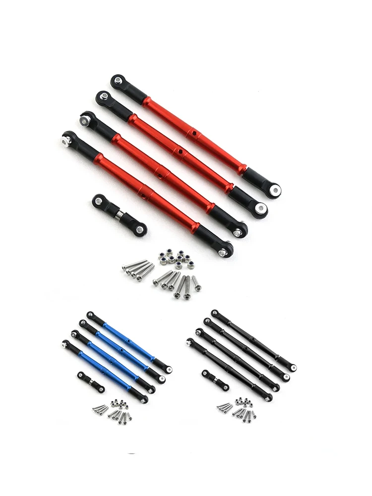 5 шт. металлические передние и задние звенья тяга тяги модель 1/8 картон внешние