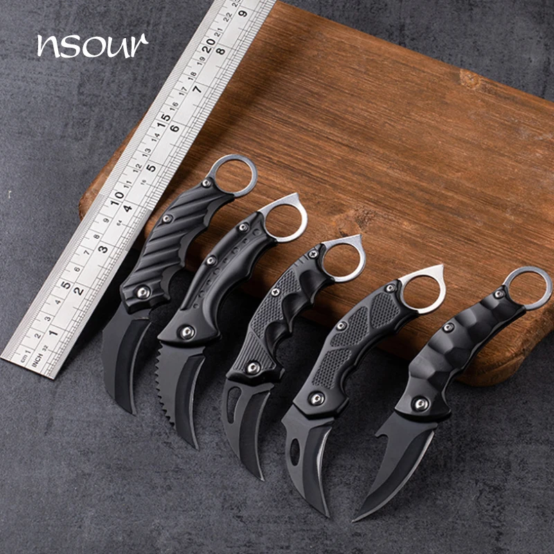 New wild survival multi-function knife outdoor portable mini knife fruit camping paw knife five exquisite styles hunting knife