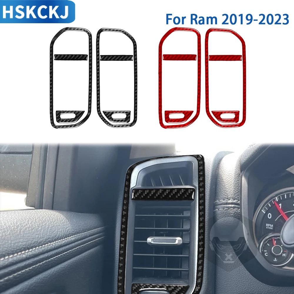 Для Dodge Ram 2019 2020 2021 2022 2023 аксессуары из углеродного волокна салон автомобиля
