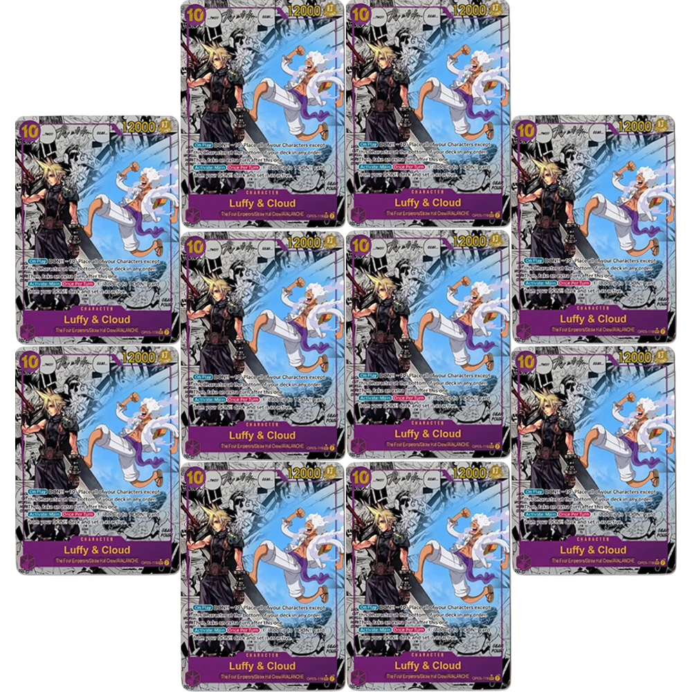 Карточка ONE PIECE с изображением Луффи из Gear 5  Клауда, коллекционная карточка с фан-артом, реалистичные аниме-карточки с голографической фольгой. (art.: 3920dd25babd2) - 3920dd25babd2