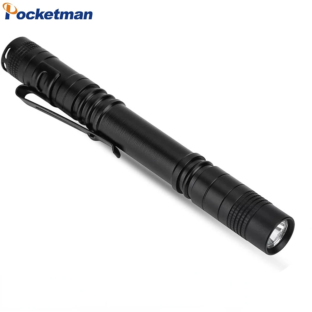 

1-30 Packs LED Flashlights Aluminium Alloy Zoomable Flashlight Pocket Torch Mini Flashlight Pen Light Emergency Flashlights