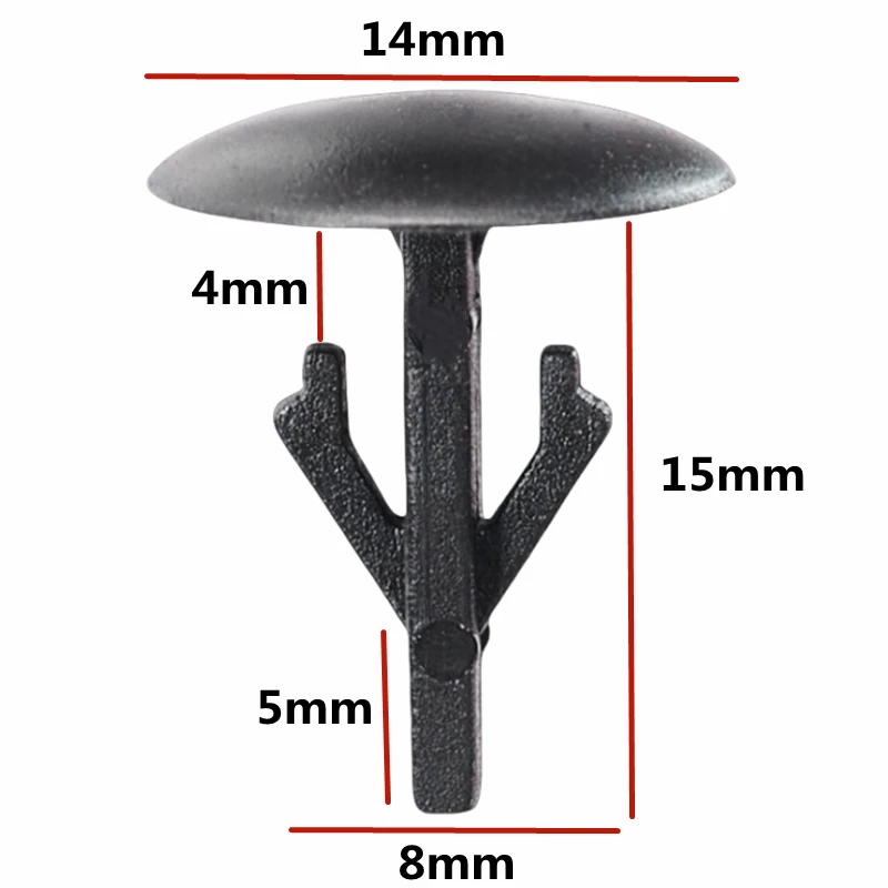 

20 шт., автоматические пластиковые уплотнительные ленты для ногтей, фиксированные зажимы, автомобильный фиксатор, фиксированный зажим для ногтей, зажим 91501-SM4-003 F36