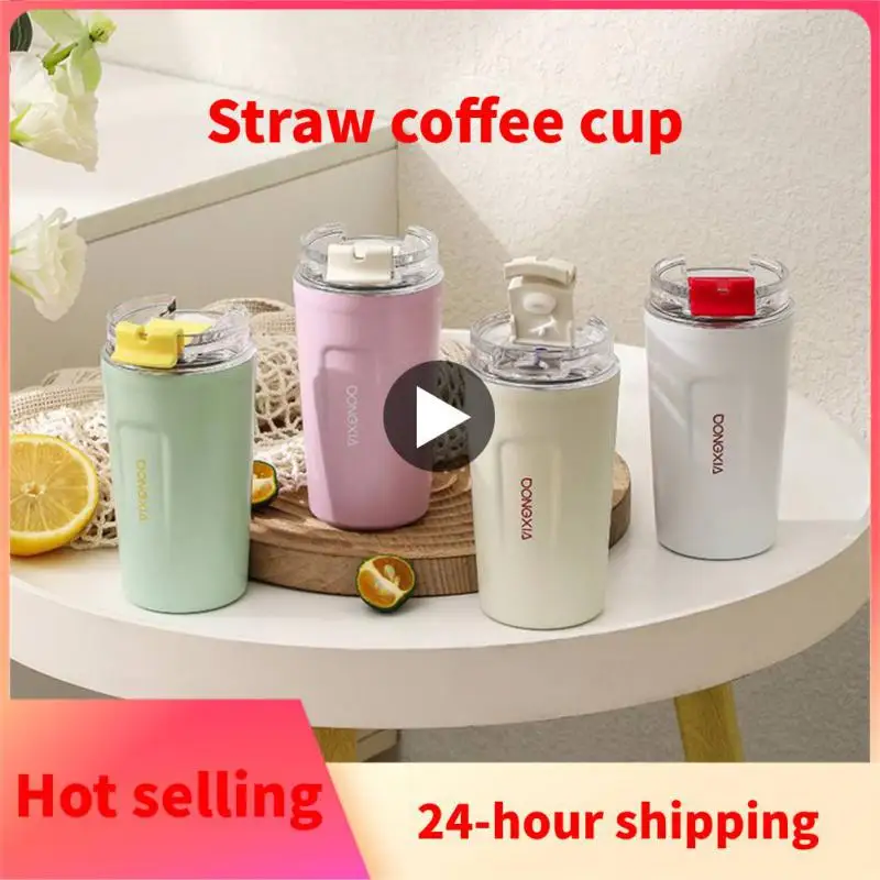 

300ml Stainless Steel Coffee Cup Travel Thermal Mug Leak-Proof Thermos Bottle Tea Coffee Mug Vacuum Flask Insulated Cups