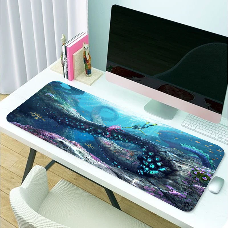 

Subnautica Xxl Mouse Pad Long Office Desk Mats Extended Computer Tables Moused Large Mousepad Anime Mat 900 × 400