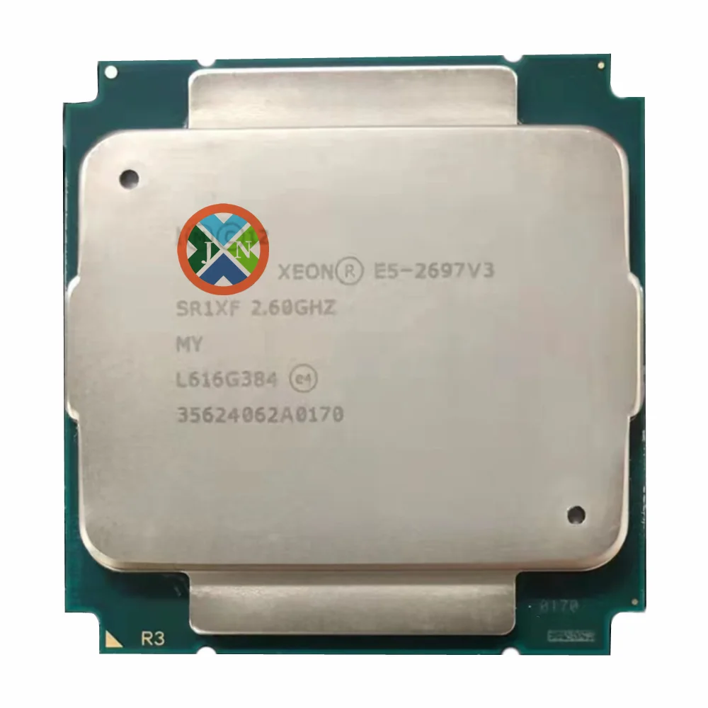 Процессор Xeon E5 2697V3 E5 2697 V3, б/у, 14 ядер, 2,60 ГГц, 35 Мб, 22 нм, LGA 2011-3, ЦП TDP 145 вт