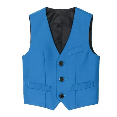 

Kids Formal Vest England Style Waistcoat Gentleman Boys Birthday Dress Wedding Waistcoat Party Performance Vest for Boys