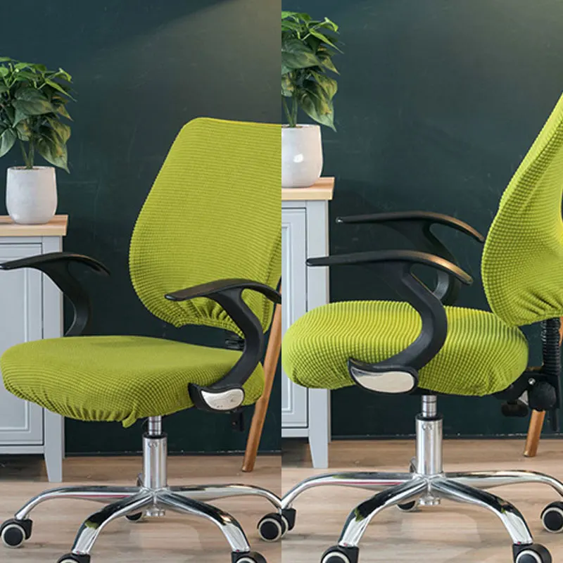 

Split Chair Cover Stretch Chair Seat Cover Dining Room Slip Cover Wedding Bar Stool Cover Swivel Chair Arm Chair Cover Seats