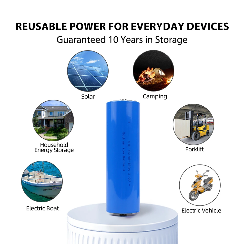 Аккумулятор 3 в литий-ионный натрий 46145 перезаряжаемая батарея 18 Ач