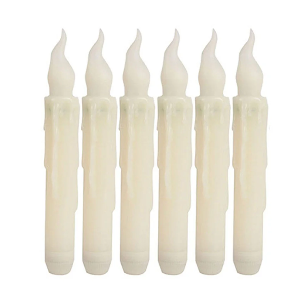 6 шт. пульт дистанционного управления рождественские держатели для чайных свечей