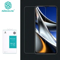 for xiaomi poco x4 pro 5g glass film nillkin h 0 33mm flat edge tempered glass for xiaomi poco x4 pro 5g screen protector