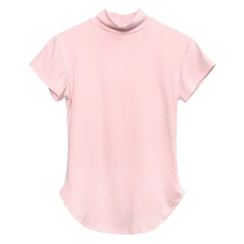 Корейская Dongdaemun новая сексуальная женская футболка для похудения с короткими