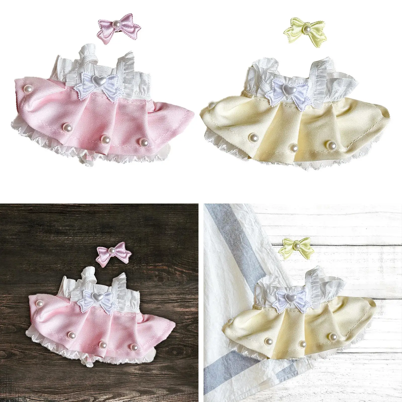 17cm Doll Clothes Trendy Photo Props Dress up Accessories for Little Girls Age 5 6 7 8 9 10 Birthday Party Gift