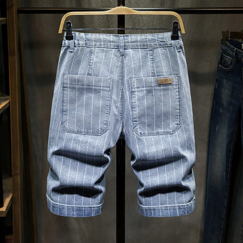 Men's Denim Pants Fashion Loose Wide Leg Jeans Casual Streetwear Printed Cross Trousers Pure Cotton Pants Baggy Men Jeans