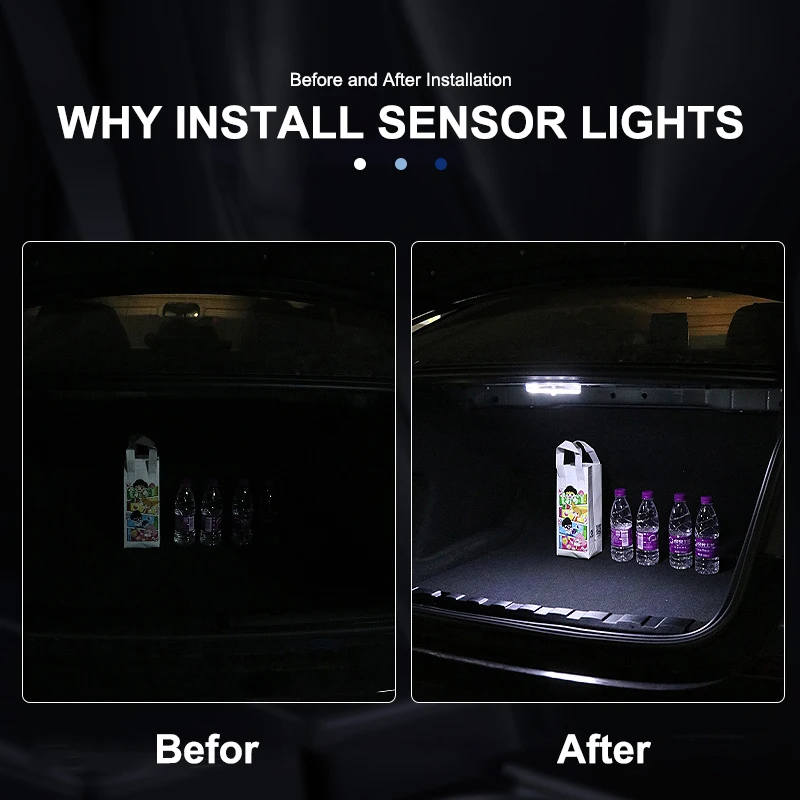 BLALION Универсальное автомобильное сенсорное освещение светодиодные индукционные