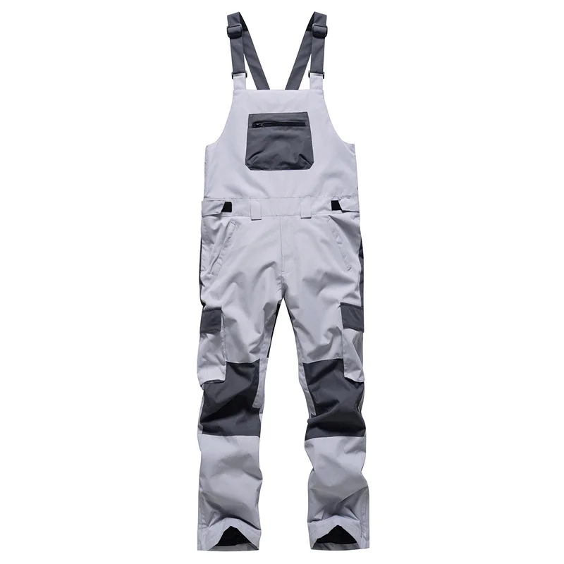 Лыжные штаны Oulylan высокого качества ветрозащитные и цветные блочные мужские