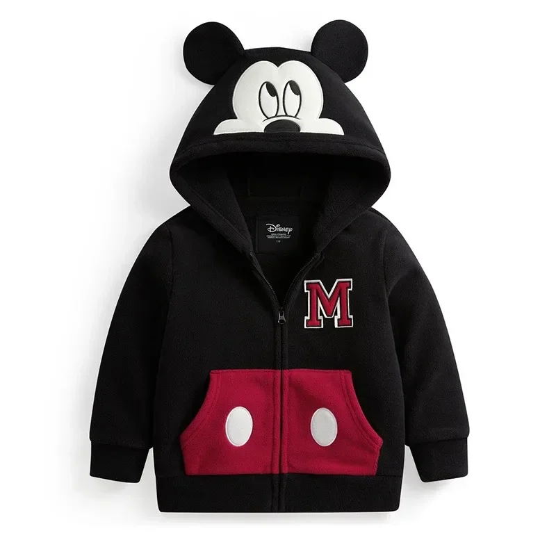 Детская плюшевая толстовка на молнии с Минни и Микки для косплея верхняя куртка