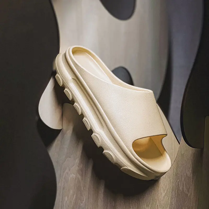 

Сандалии для мужчин и женщин, Повседневная летняя обувь для дома, легкая обувь для сада, пляжные тапочки на платформе, дышащие, белые
