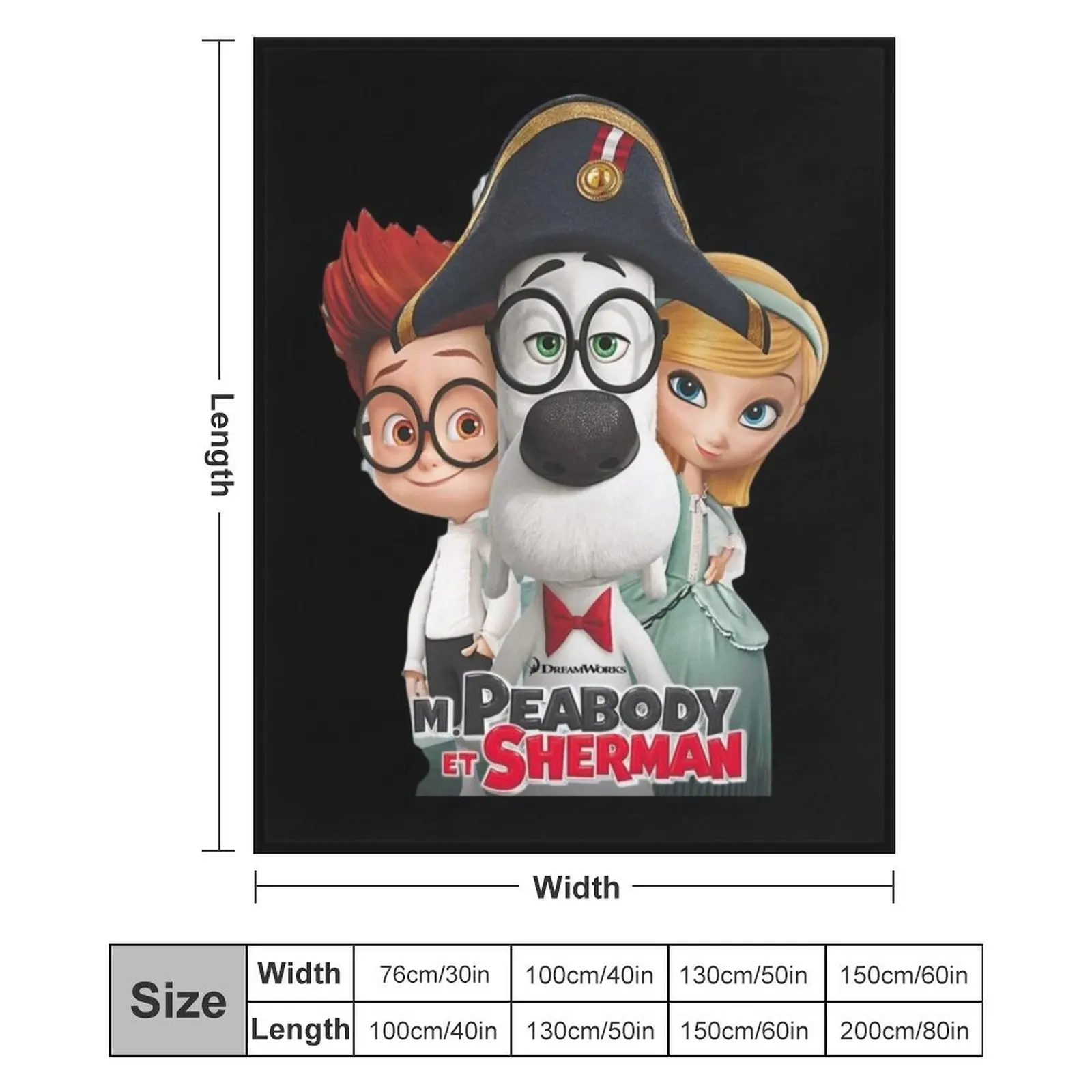 Плед Мистер Певиди и Шерман