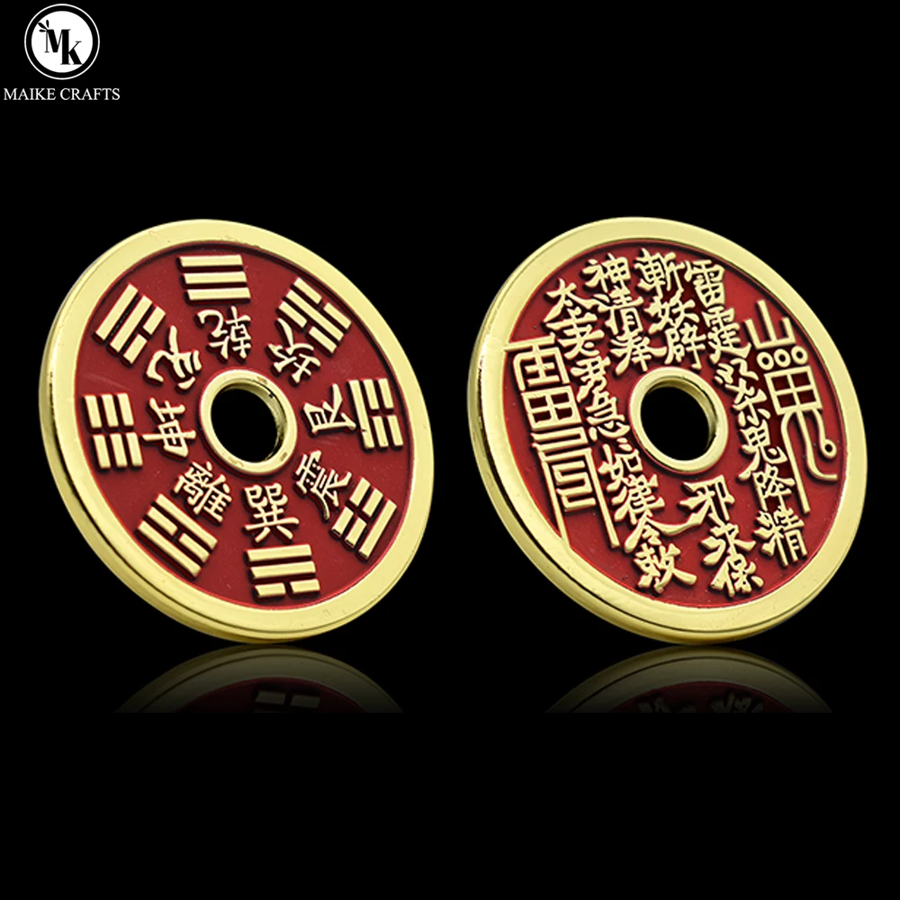 

Медная памятная монета Тай-Чи