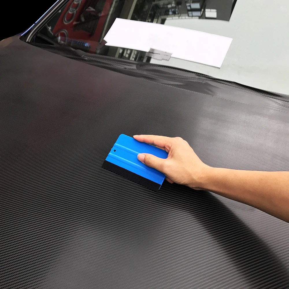 

Blue Squeegee Felt Edge Car Decals Vehicle Vinyl Tinting Wrapping Tools For Razor Blade Scraper Automatic Film Auto Accessories