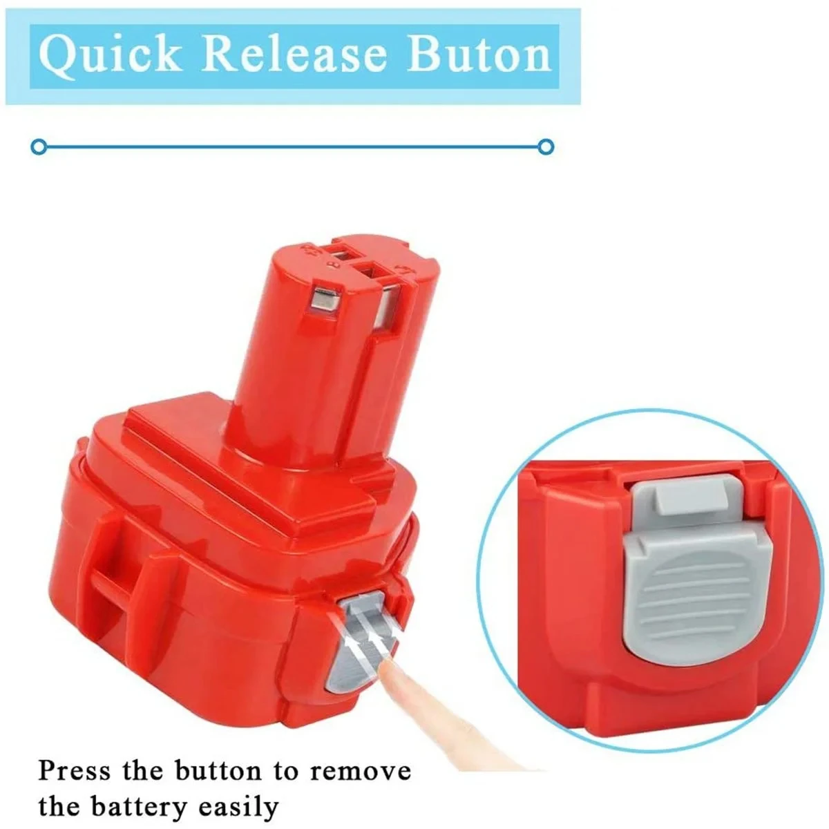 Сменный аккумулятор для Makita 12 в 1220 Ач/1222 Ач NiMH перезаряжаемый электроинструменты