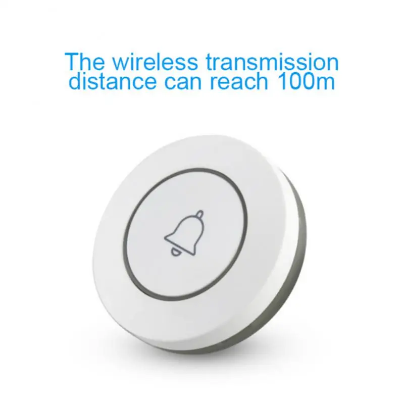 Беспроводная кнопка дверного звонка почвы 433 МГц 75 кГц/кнопка экстренного вызова