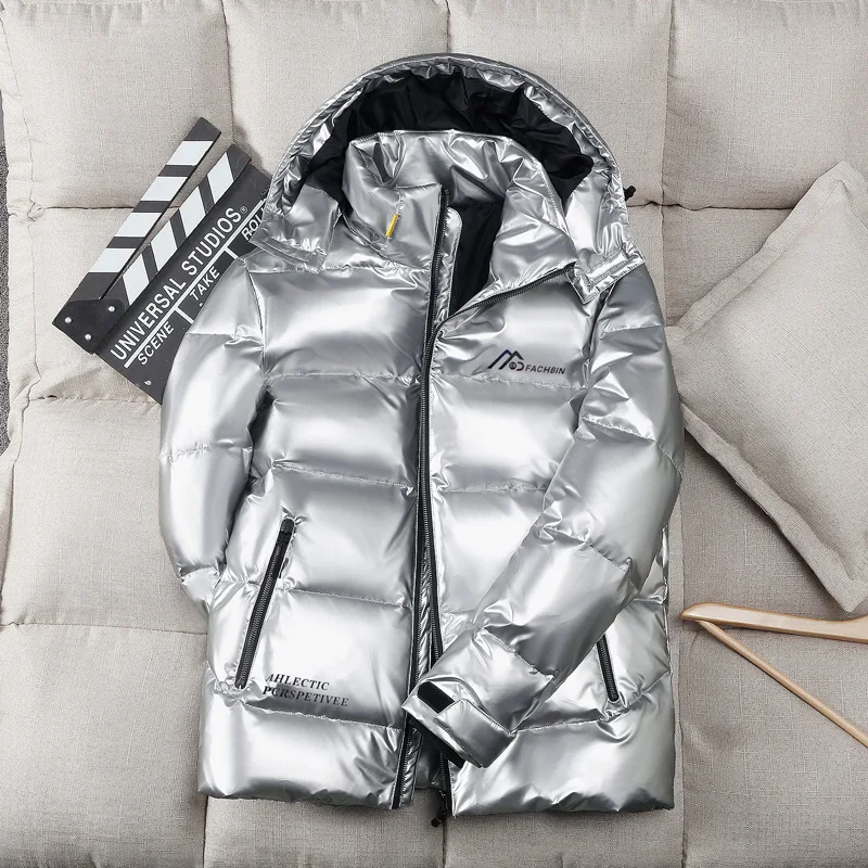 Winter Jacket 2022 New Men's Smart Casual White Duck Down Brand Down Jacket with Hood Detachable Couple Lover Men's Down Jacket