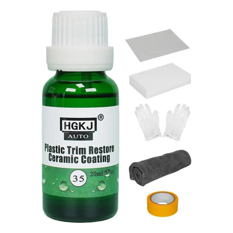 

Запчасти для ремонта салона автомобиля и экстерьера, жидкий пластиковый реконструирующий аппарат для кожи, освежающий Восстанавливающий автомобильный очиститель, спрей, керамический реконструирующий аппарат