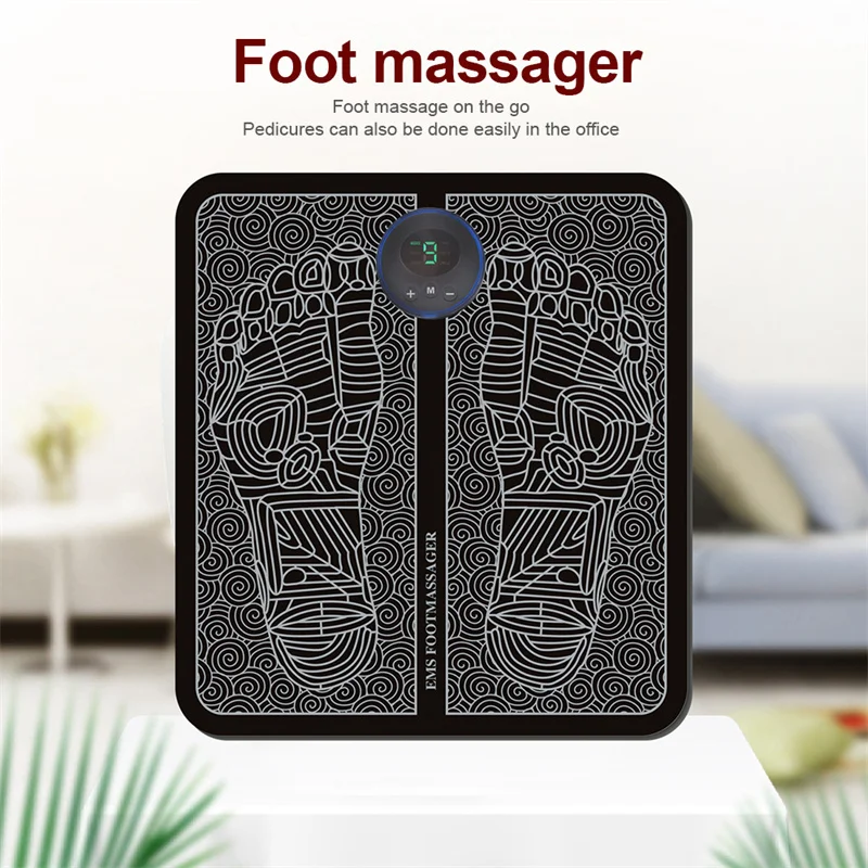 

Electric EMS Foot Massager Pad Feet Muscle Stimulator Leg Reshaping Foot Massage Mat Relieve Ache Pain Health Care