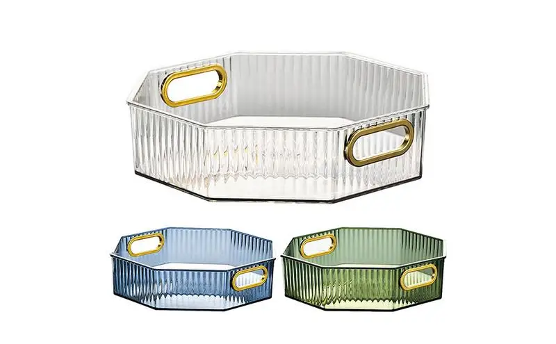 

Вращающаяся Полка для специй, кухонный буфет, стойка-органайзер для холодильника, вращающаяся на 360 градусов полка для хранения, косметический Органайзер для макияжа