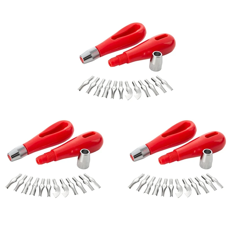 

Linoleum Cutter Set, 6 Sets Craft Lino Cutters With 6 Assorted Blades For Lino Cutting And Crafting, Carvings, DIY Craft