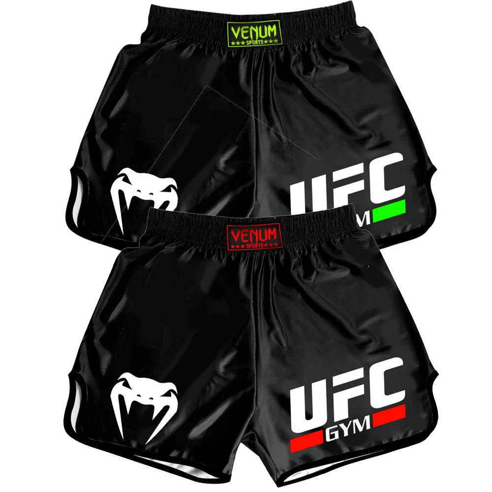 

Boxing Trunks Shorts Men's Combat Shorts Fighting Training Boxing Shorts Printed Quick Drying Muay Thai Shorts Plus Size S-4XL