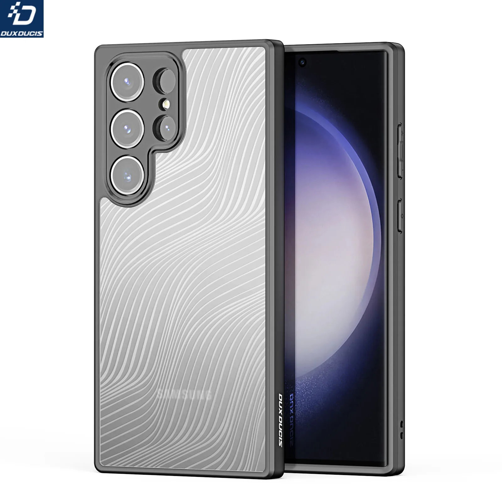 Чехол для Samsung S22, S23, Ultra, A14, A24, A34, A54, ударопрочный чехол DUX DUCIS Aimo из поликарбоната и ТПУ, матовый чехол с защитой от отпечатков пальцев