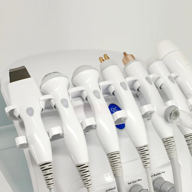 Аксессуары - Blue Ice Hydro Подтяжка лица Анализ кожи Лечение Aqua Peel 7 в 1 устройство для