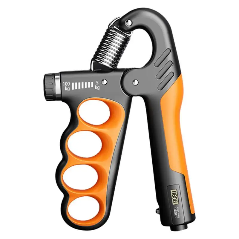 

Hand Gripper Adjustable Finger Extensor Trainer With Counter 5 Finger Hand Strengthening Devices For Men And Women Workout