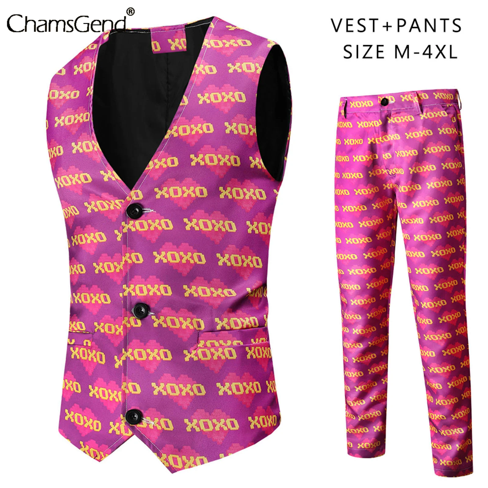 

2piece Men Suit Formal Blazer Pants Vest Set Solid Color Single-breasted Male Korean Style Jacket Zipper Trajes De Hombre