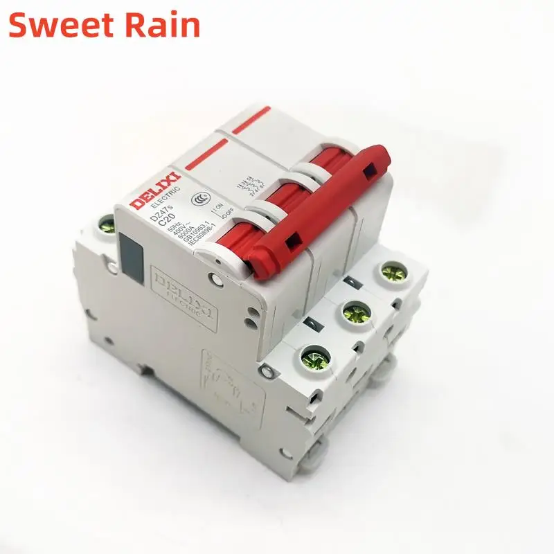Автоматический выключатель DELIXI DZ47S C Тип 3-полюсный 1A 3A 6A 10A 16A 20A 25A 32A 40A 50A 63A MCB C45