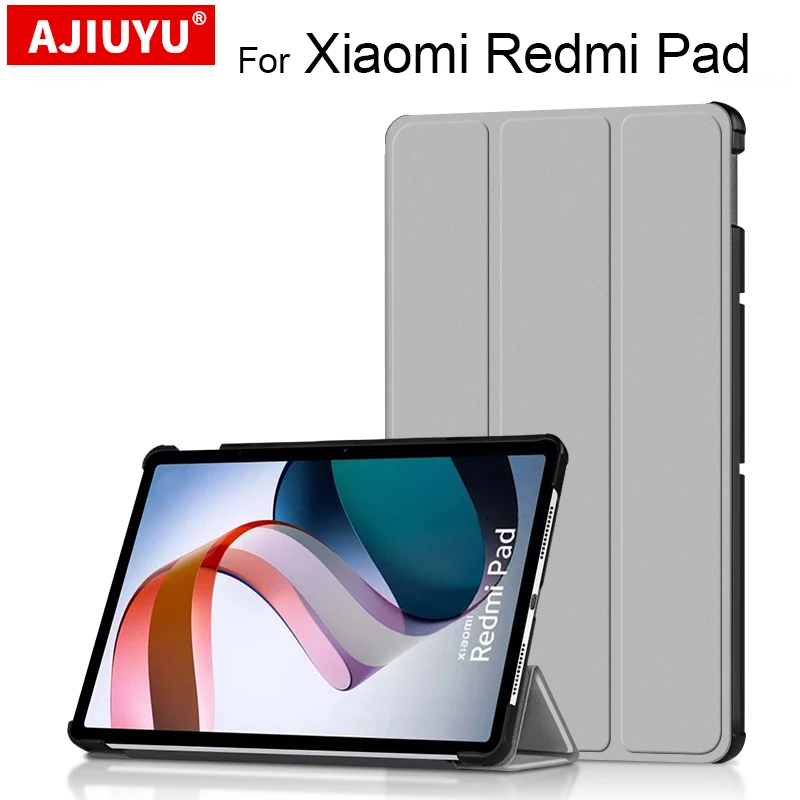 Чехол AJIUYU для Xiaomi RedMi Pad 10,61 дюйма, защитный чехол для планшета 2022 дюйма, чехол-книжка из искусственной кожи с подставкой для RedMi Pad 10,61 дюйма