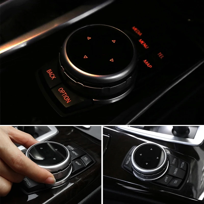 

Car Multimedia Buttons Trim Cover Stickers For BMW 1 2 3 5 7 Series X1 X3 X5 X6 F25 F30 F10 F11 F07 E90 E92 E70 E71 F01 F20 F22